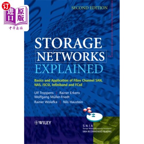 海外直订Storage Networks Explained - Basics and Applicat... 存储解释