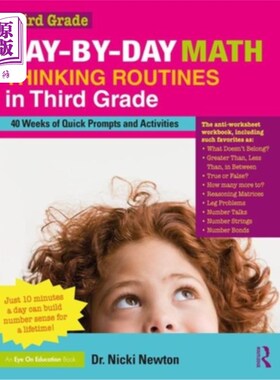 海外直订Day-by-Day Math Thinking Routines in Third Grade: 40 Weeks of Quick Prompts and  三年级每天的数学思维惯例:4