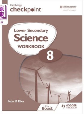 海外直订Cambridge Checkpoint Lower Secondary Science Wor... 剑桥检查点初中科学练习册8