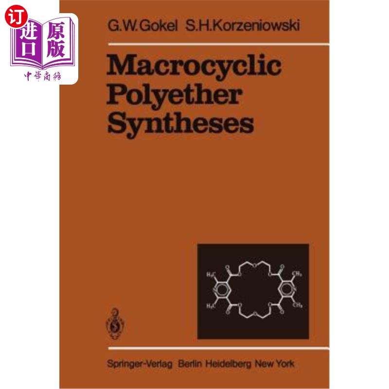 海外直订Macrocyclic Polyether Syntheses 大环聚醚的合成