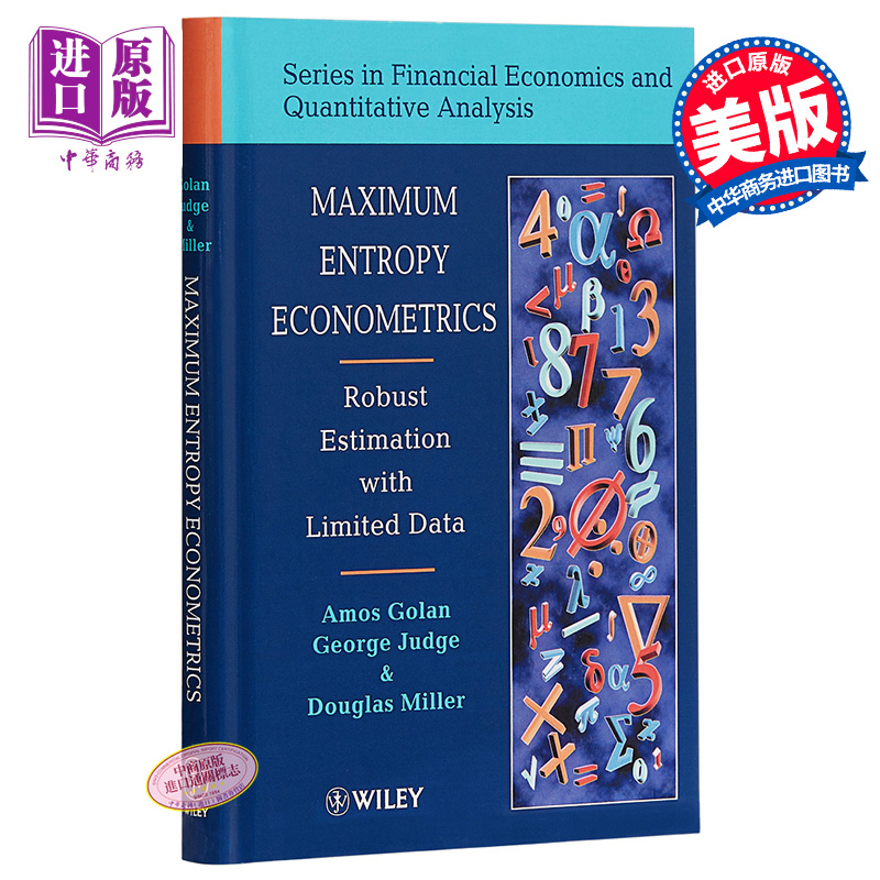 现货 Maximum Entropy Econometrics 英文原版 大熵计量经济学 有限数据的稳健估计 Amos Golan【中商原版】
