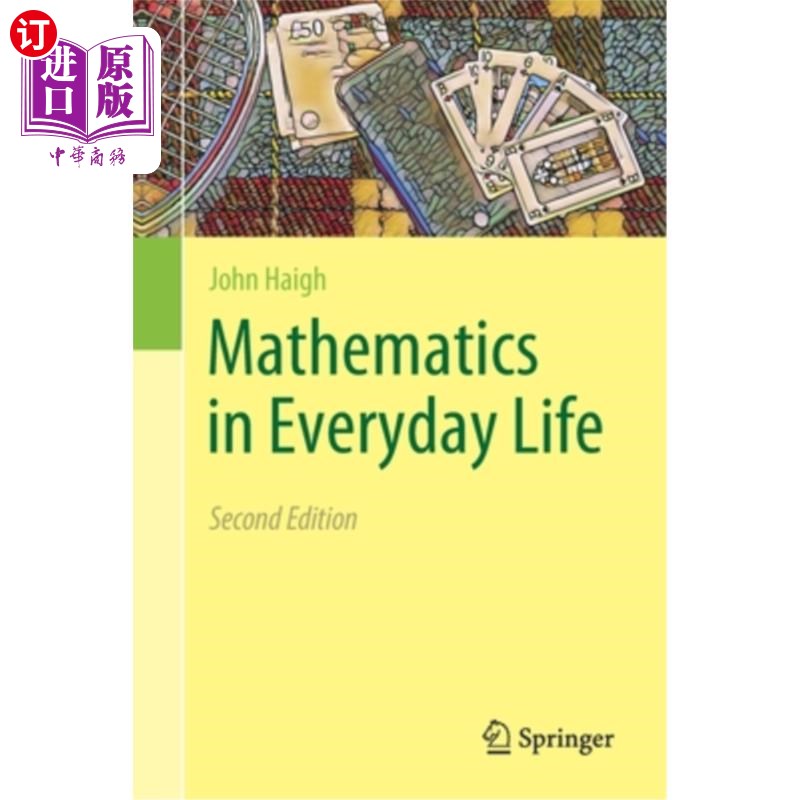 海外直订Mathematics in Everyday Life 日常生活中的数学