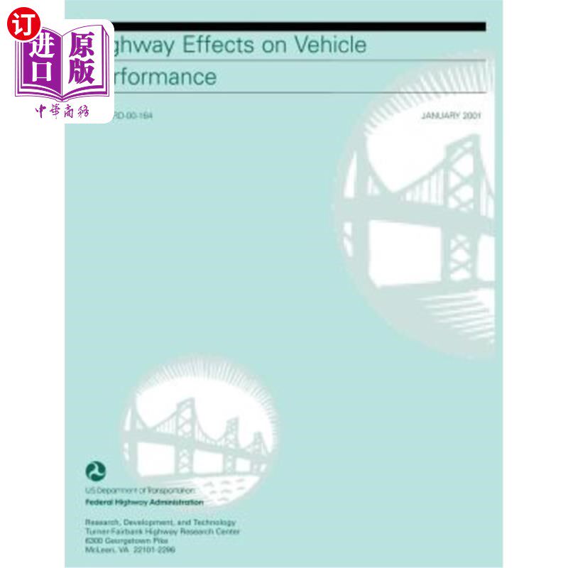 海外直订Highway Effects on Vehicle Performance 公路对车辆性能的影响