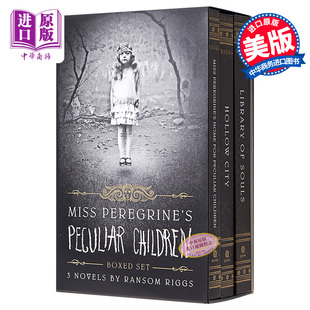 Children柏鸟小姐 奇幻城堡英文原版 3本合集 小说 进口原版 电影 Peregrine Miss Peculiar 现货 怪屋女孩 佩小姐 畅销小说