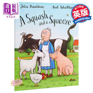 现货 又窄又小的房子英文原版A Squash and a Squeeze Big Book地板书 名家绘本【中商原版】