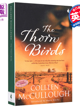 荆棘鸟小说 英文原版 Thorn Birds Colleen McCullough 考琳.麦卡洛 经典小说 英语四级读物 名著小说 中商原版
