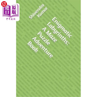海外直订Enigmatic Labyrinths: A Maze Puzzle Adventure Book 谜迷宫：迷宫谜题冒险书