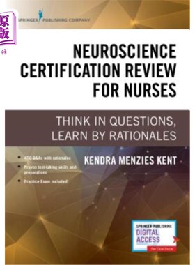 海外直订医药图书Neuroscience Certification Review for Nurses: Think in Questions, Learn by Ratio 护士神经科学认证审