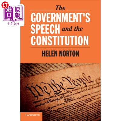 海外直订Government's Speech and the Constitution 政府演讲与宪法