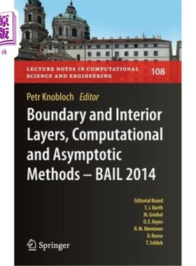 海外直订Boundary and Interior Layers, Computational and Asymptotic Methods - Bail 2014 边界层和内部层、计算和渐近方