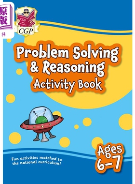 预售 6-7岁的新问题解决与推理数学活动手册非常适合家庭学习 New Problem Solving & Reasoning Maths Activity Book【中商原版】