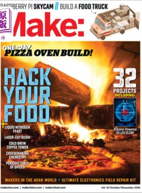 海外直订Make: Volume 53: Hack Your Food 制作:第53卷:破解食物