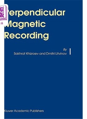 海外直订Perpendicular Magnetic Recording 垂直磁记录