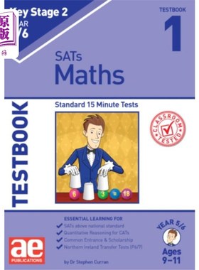 海外直订KS2 Maths Year 5/6 Testbook 1 KS2 5/6年级数学教材1