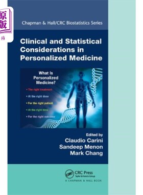 海外直订医药图书Clinical and Statistical Considerations in Perso... 个性化医疗的临床和统计考虑