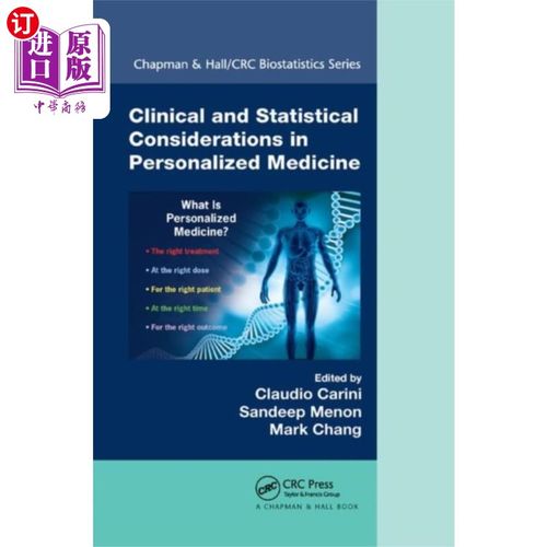 海外直订医药图书Clinical and Statistical Considerations in Perso... 个性化医疗的临床和统计考虑