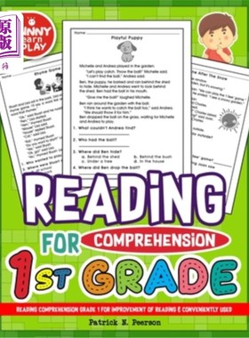 海外直订Reading Comprehension Grade 1 for Improvement of Reading & Conveniently Used: 1s 提高阅读能力，方便使用:一