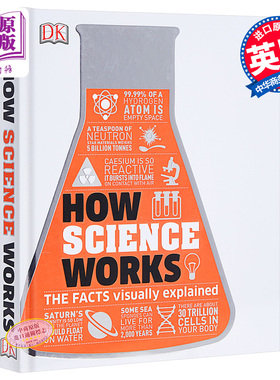 预售 DK How Things Works 科学是如何运作的 英文原版 DK How Science Works 百科全书英文版 可视化图解 科学科普科技书籍