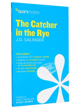 Sparknotes 文学指南:麦田里的守望者 The Catcher in the Rye Literature Guide 英文原版 J D Salinger【中商原版】