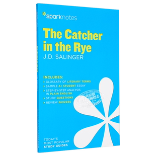 Sparknotes 文学指南:麦田里的守望者 The Catcher in the Rye Literature Guide 英文原版 J D Salinger【中商原版】