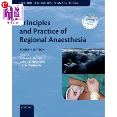 海外直订医药图书Principles and Practice of Regional Anaesthesia 区域麻醉的原理与实践