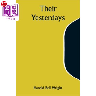 海外直订Their Yesterdays 他们昨天