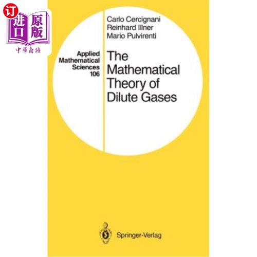 海外直订The Mathematical Theory of Dilute Gases 稀释气体的数学理论