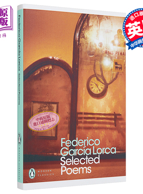 洛尔伽诗钞 豆瓣阅读 英文原版 Federico García Lorca Selected Poems 诗歌 Federico Garcia Lorca【中商原版】