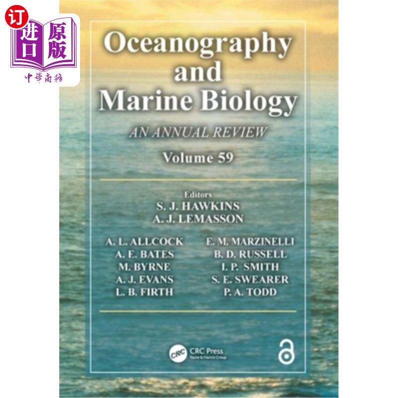 海外直订Oceanography and Marine Biology: An Annual Review, Volume 59: An Annual Review,  海洋学和海洋生物学:年度评