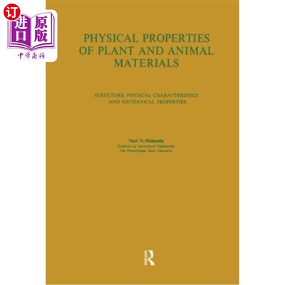 海外直订Physical Properties of Plant and Animal Materials: V. 1: Physical Characteristic 动植物材料物理特性: