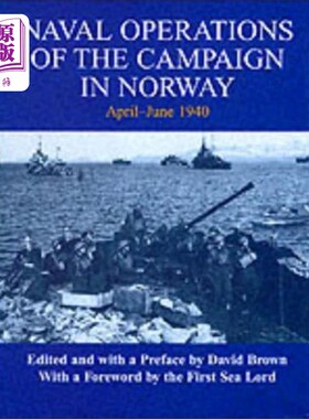 海外直订Naval Operations of the Campaign in Norway, Apri... 1940年4月至6月挪威战役的海军作战