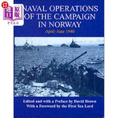 海外直订Naval Operations of the Campaign in Norway, Apri... 1940年4月至6月挪威战役的海军作战