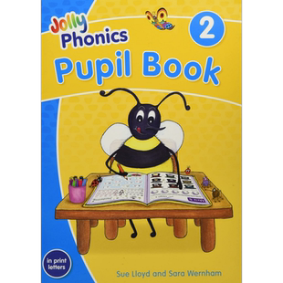 Jolly Phonics Pupil Book 2 快乐自然拼读学生课本2（彩色版）（印刷体）- 修订版 英文原版进口教材教辅参考书【中商原版】