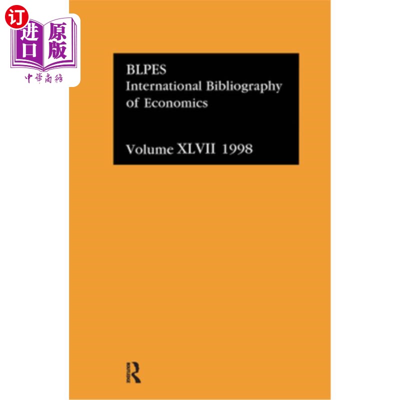 海外直订Ibss: Economics: 1998 Ibss:经济学：1998