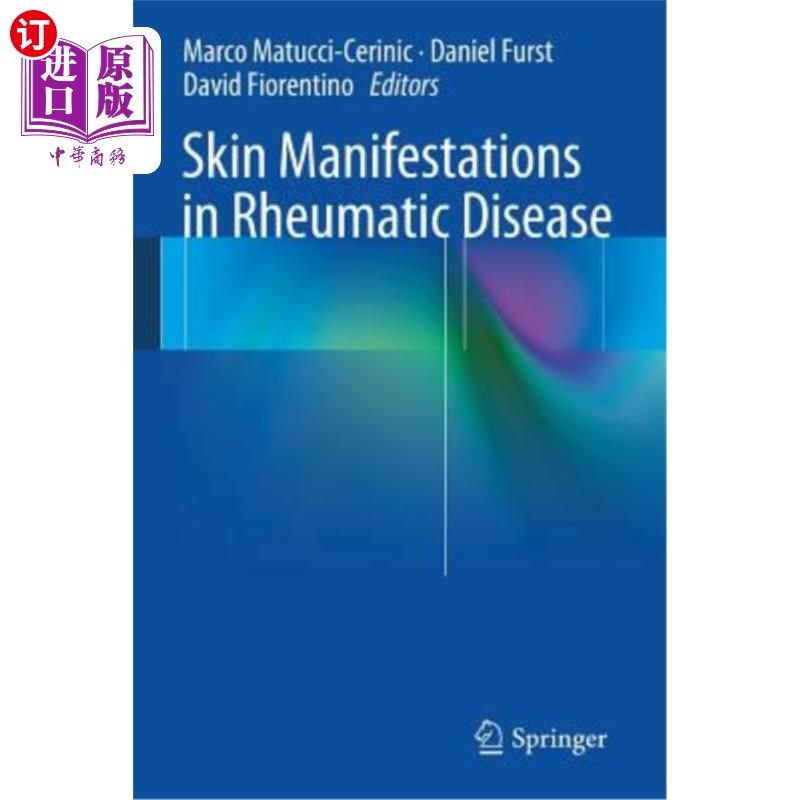 海外直订医药图书Skin Manifestations in Rheumatic Disease 风湿病的皮肤表现