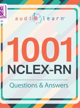 海外直订医药图书1001 NCLEX-RN Questions! 1001个NCLEX-RN问题！