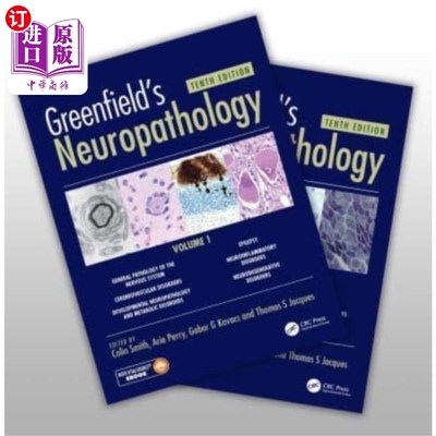 海外直订Greenfield's Neuropathology 10e Set 格林菲尔德神经病理学10e组
