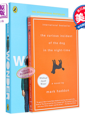 【中商原版】深夜小狗神秘事件+奇迹男孩 英文原版小说原著 The Curious Incident of the Dog in the Night-Time / Wonder