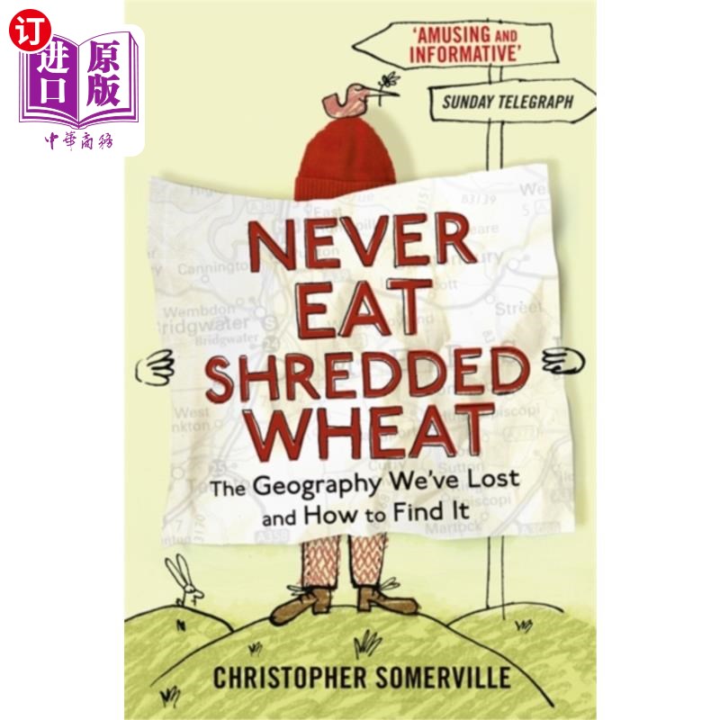 海外直订Never Eat Shredded Wheat 不要吃碎小麦