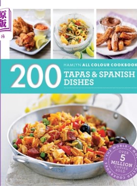 海外直订Hamlyn All Colour Cookery: 200 Tapas & Spanish D... 哈姆林全彩烹饪:200餐前小吃和西班牙菜