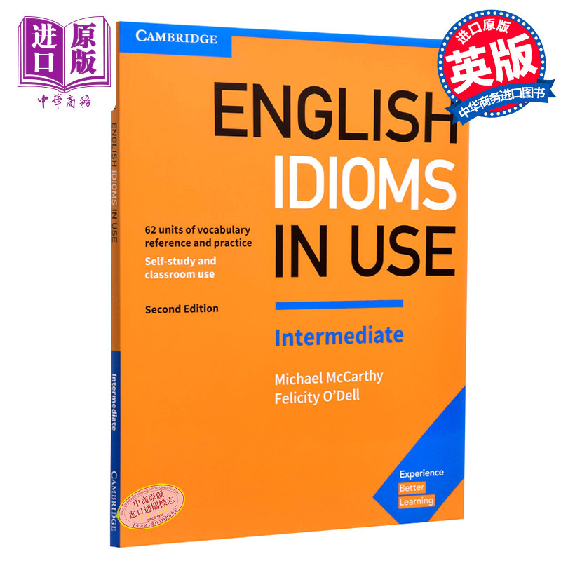 现货【中商原版】剑桥中级英语惯用语配答案英文原版 English Idioms in Use Intermediate Book with Answers