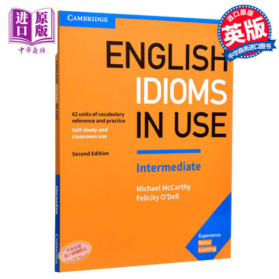 现货 【中商原版】剑桥中级英语惯用语 配答案 英文原版 English Idioms in Use Intermediate Book with Answers