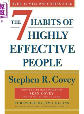 斯蒂芬科维 高效能人的七个习惯 The 7 Habits of Highly Effective People 英文原版 Stephen R Covey【中商原版】