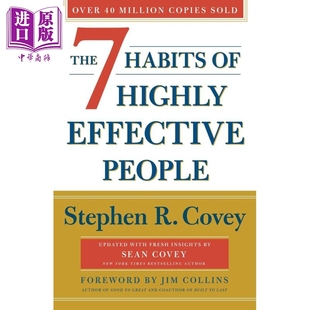 七个习惯 Habits 斯蒂芬科维 Highly Stephen Covey 英文原版 The People Effective 中商原版 高效能人