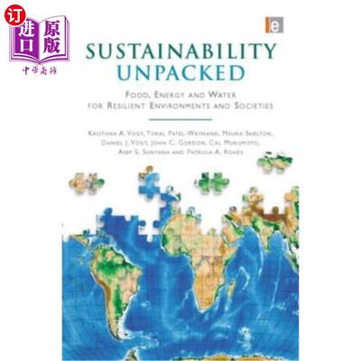 海外直订Sustainability Unpacked: Food, Energy and Water for Resilient Environments and S 《打开包装的可持续性:弹性