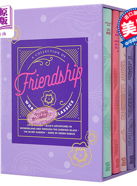 Friendship Word Cloud Boxed Set 英文原版 友谊 词云系列套装 Editors of Canterbury Classics【中商原版】英文系列收藏套