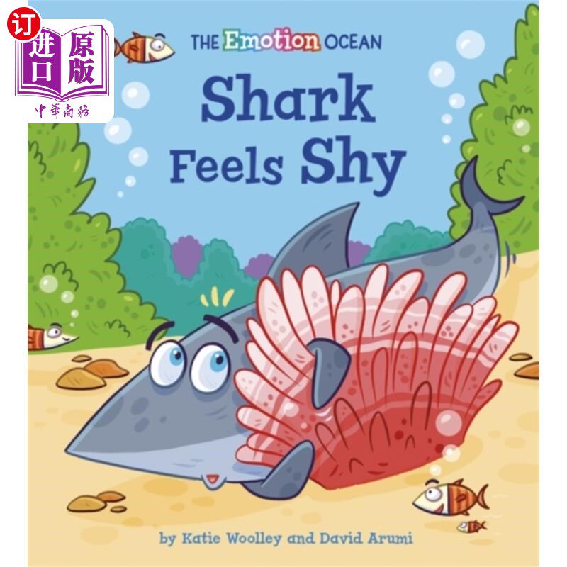 海外直订Emotion Ocean: Shark Feels Shy 情感海洋:鲨鱼感到害羞