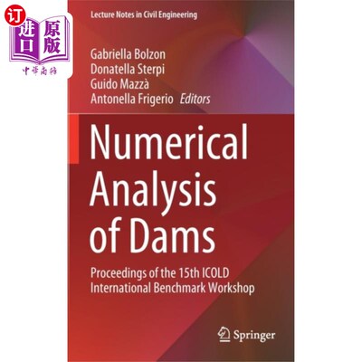 海外直订Numerical Analysis of Dams 大坝数值分析