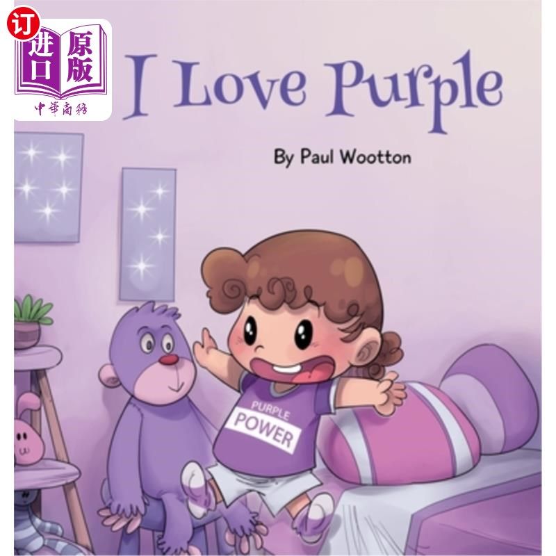 海外直订i love purple: a fun, colourful picture book for baby