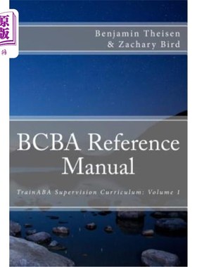 BCBA Reference Manual BCBA参考手册【中商原版】